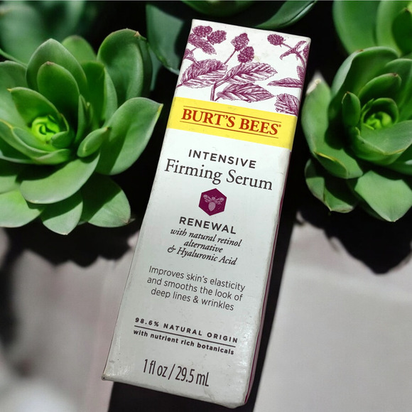 NEW Burt's Bees Intensive Firming Serum with Natural Retinol 1 floz 29.5 mL Seal - Picture 1 of 5